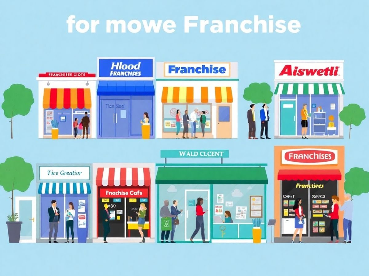 Diverse francize internaționale în acțiune, interacțiuni comerciale.