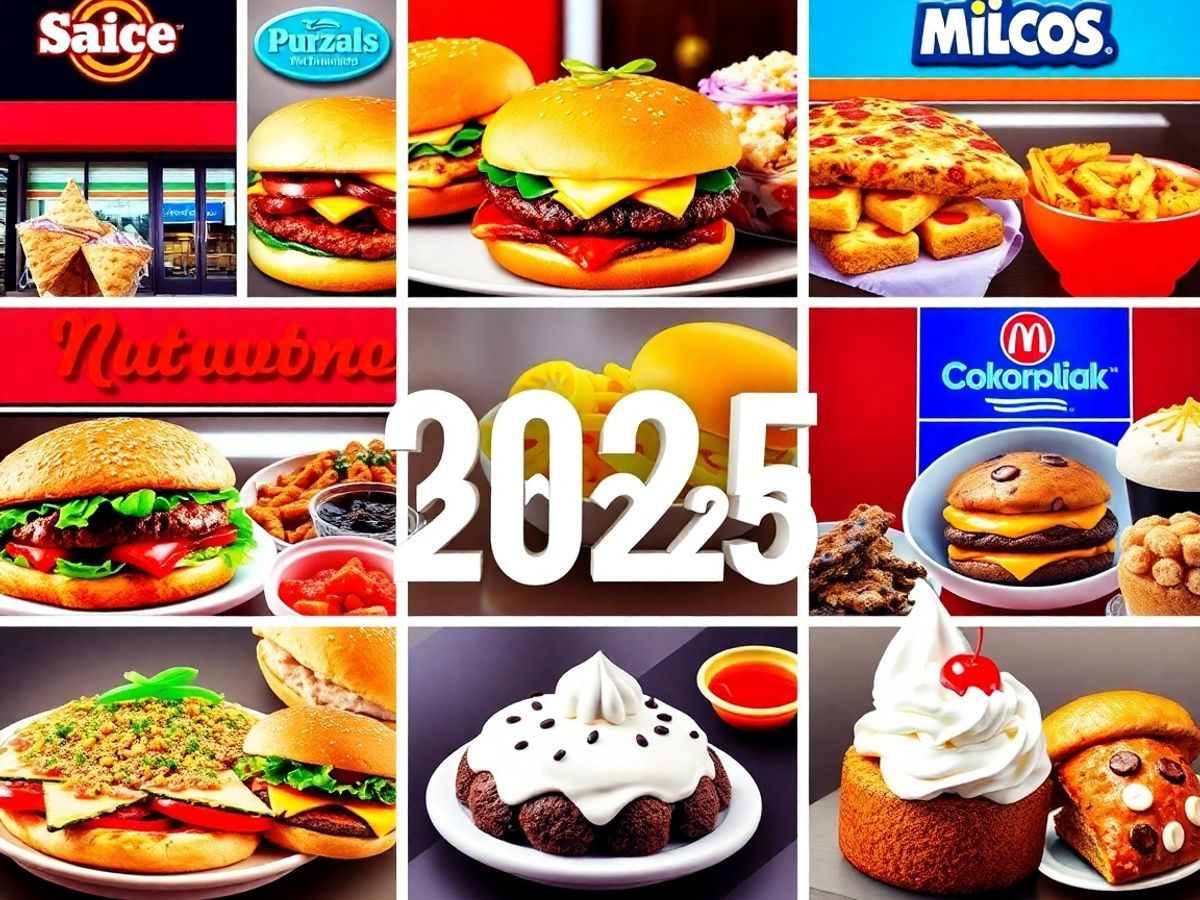 Diverse preparate culinare din francize alimentare populare.