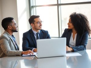 Oameni de afaceri discutând, mâini gesticulând
