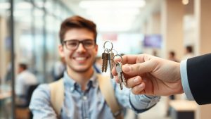 Tineri antreprenori primesc chei pentru afaceri noi.